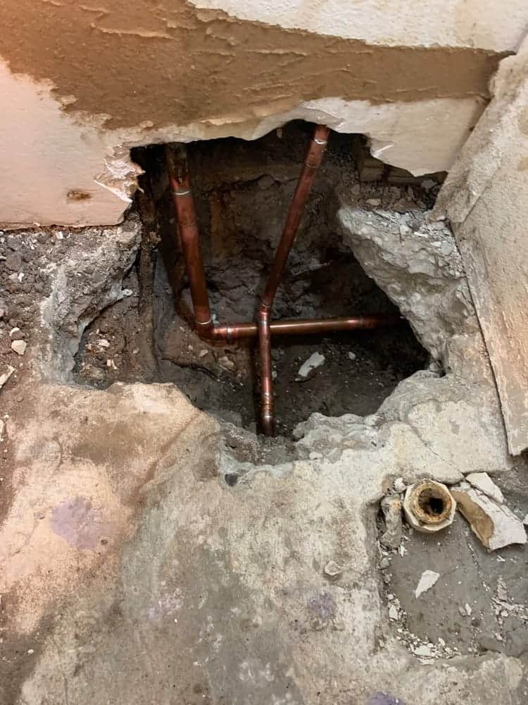 Whole-house PEX and copper repipe installation by Pearce's Plumbing in Pinellas County